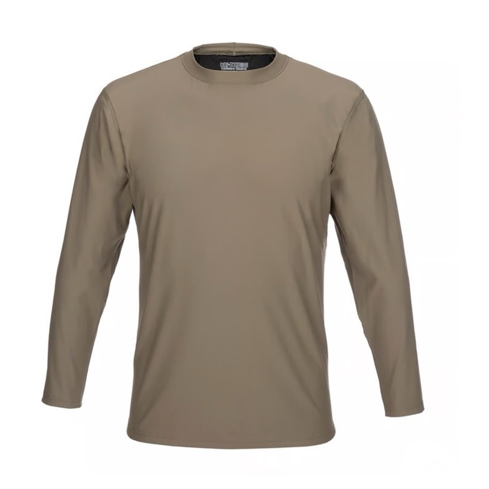 Duke Long Sleeve Thermal Military Top in Coyote Tan Size Large